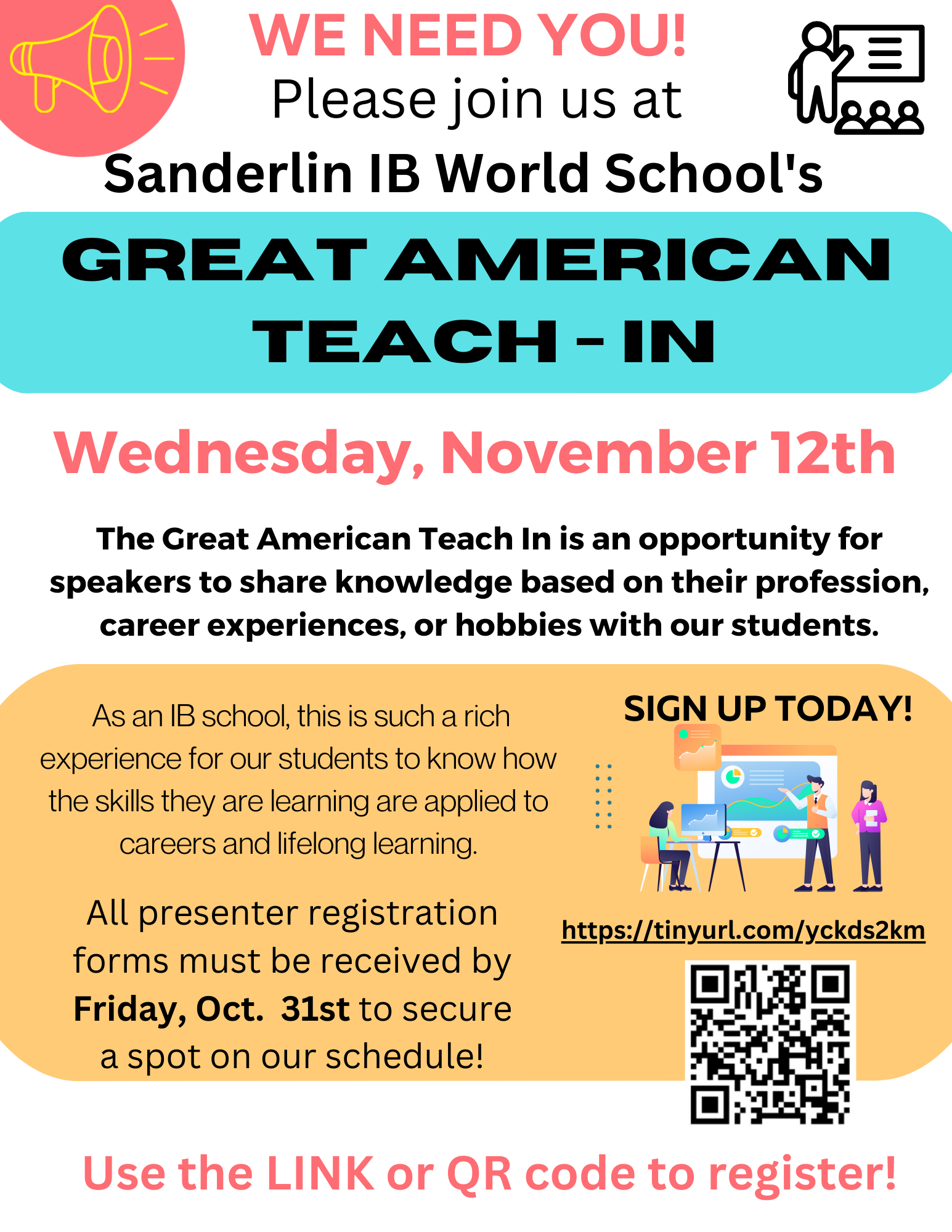  Great American Teach In Sign up